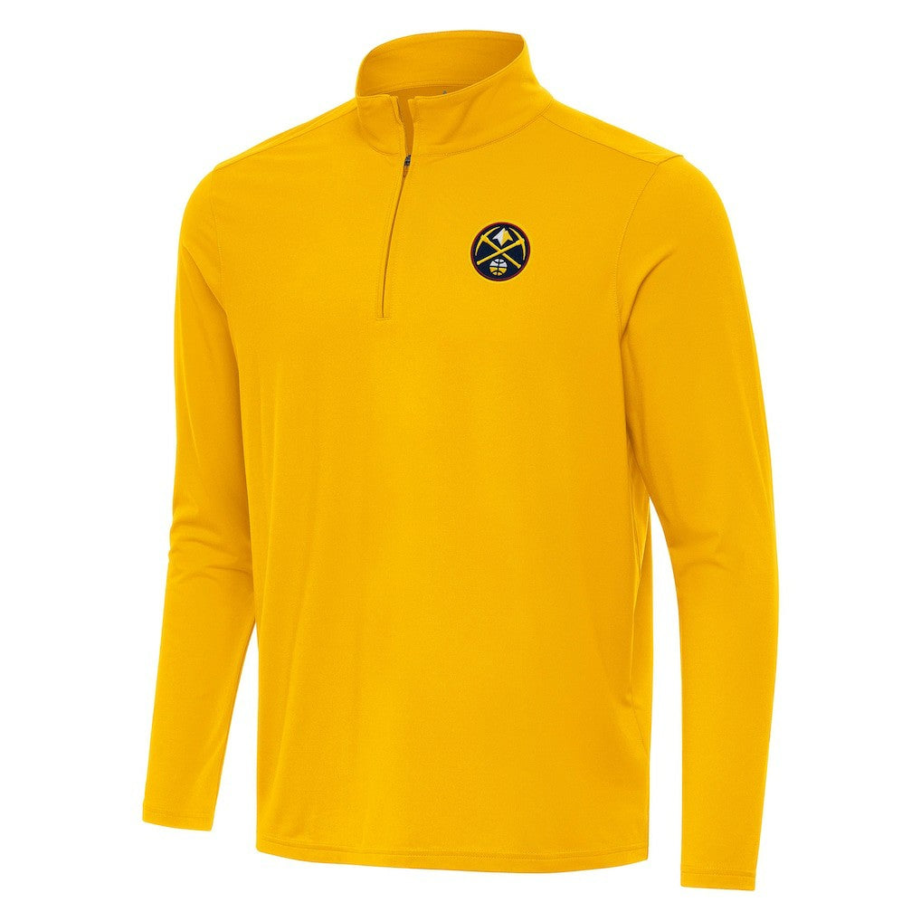 NBA - Denver Nuggets Antigua Intent Quarter-Zip Top - Gold