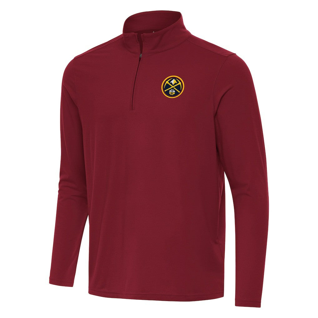 NBA - Denver Nuggets Antigua Intent Quarter-Zip Top - Cardinal