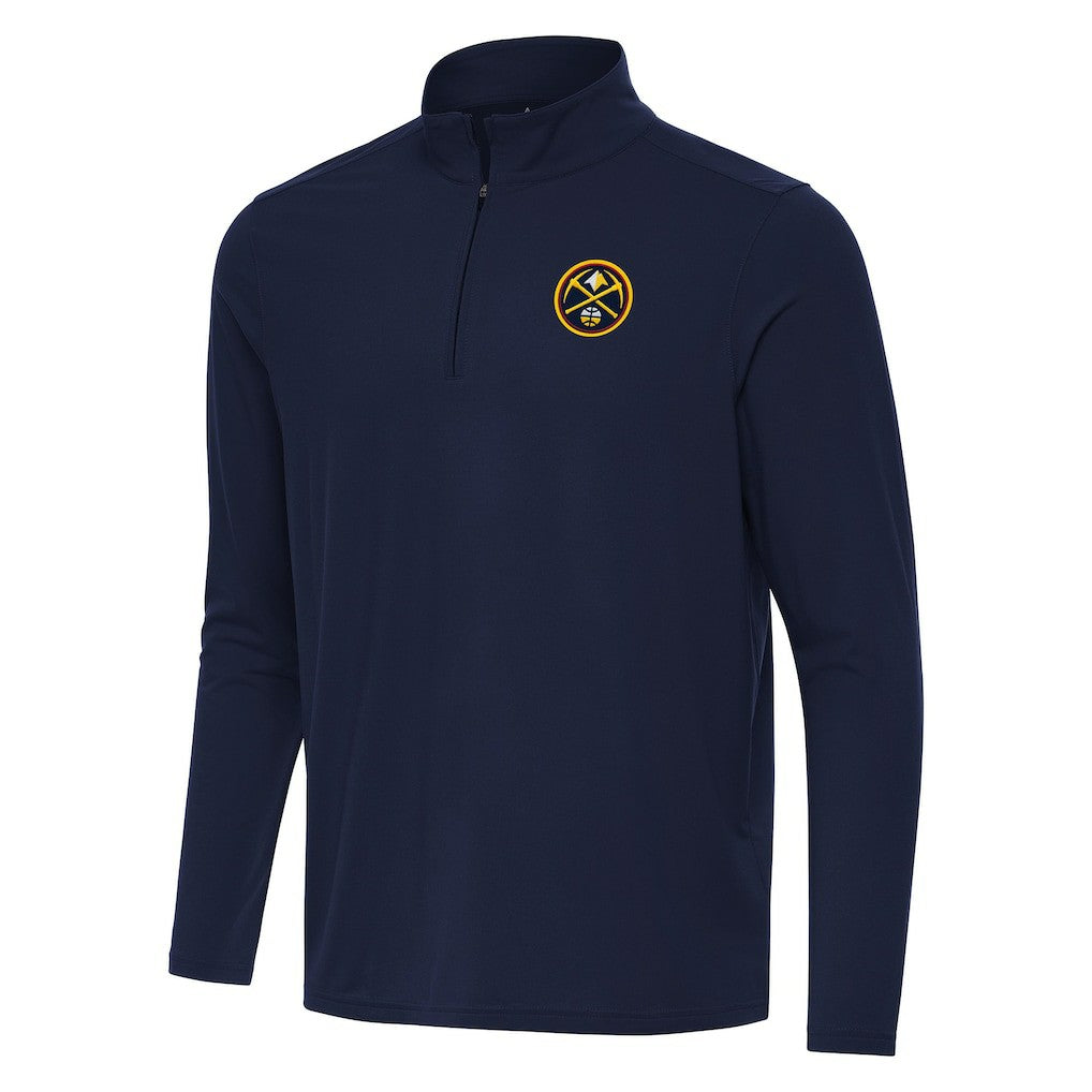 NBA - Denver Nuggets Antigua Intent Quarter-Zip Top - Navy