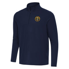 NBA - Denver Nuggets Antigua Intent Quarter-Zip Top - Navy
