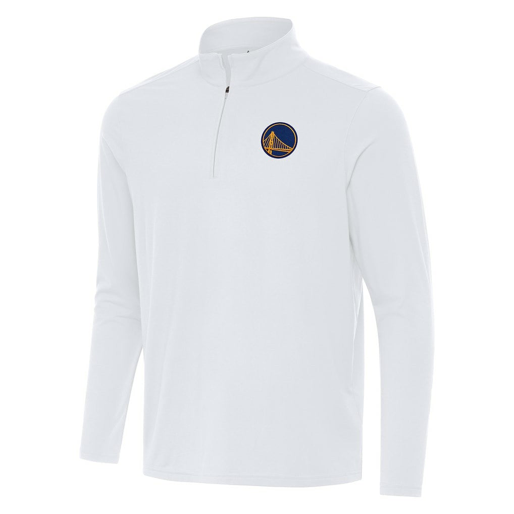 NBA - Golden State Warriors Antigua Intent Quarter-Zip Top - White