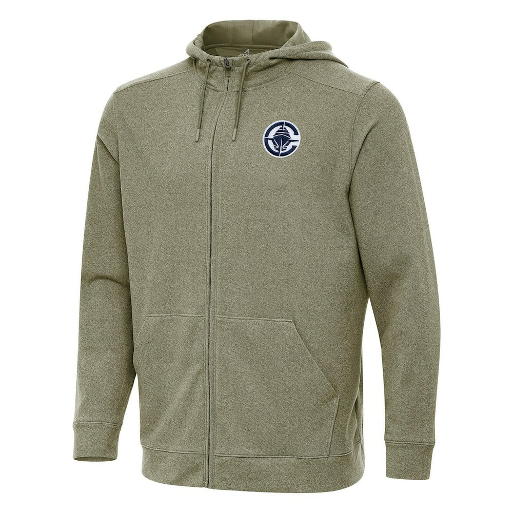 NBA - LA Clippers Antigua Effortless Full-Zip Hoodie Jacket - Olive