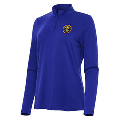 NBA - Denver Nuggets Antigua Women's Reprocess Quarter-Zip Top - Blue