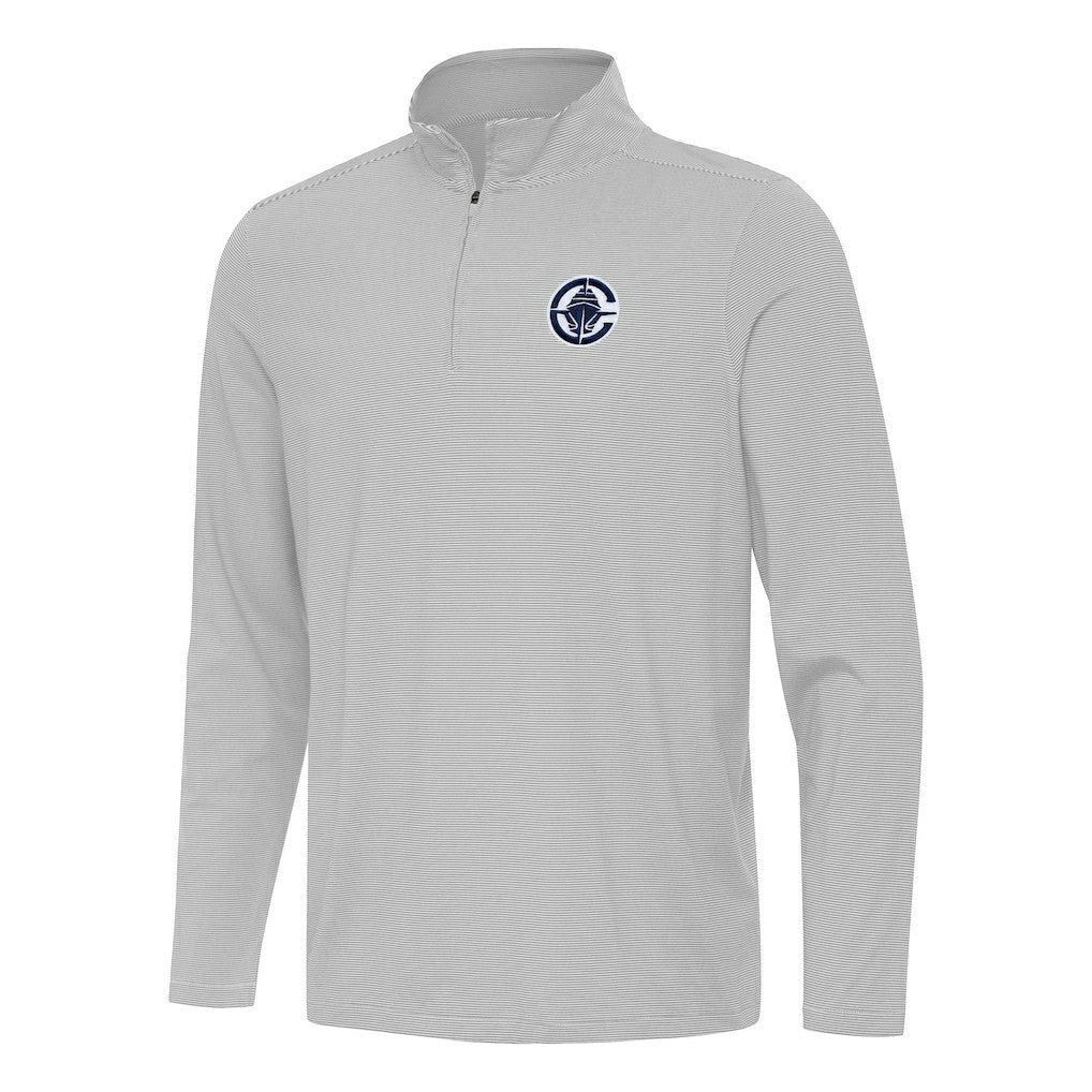 NBA - LA Clippers Antigua Twine Quarter-Zip Top - Gray