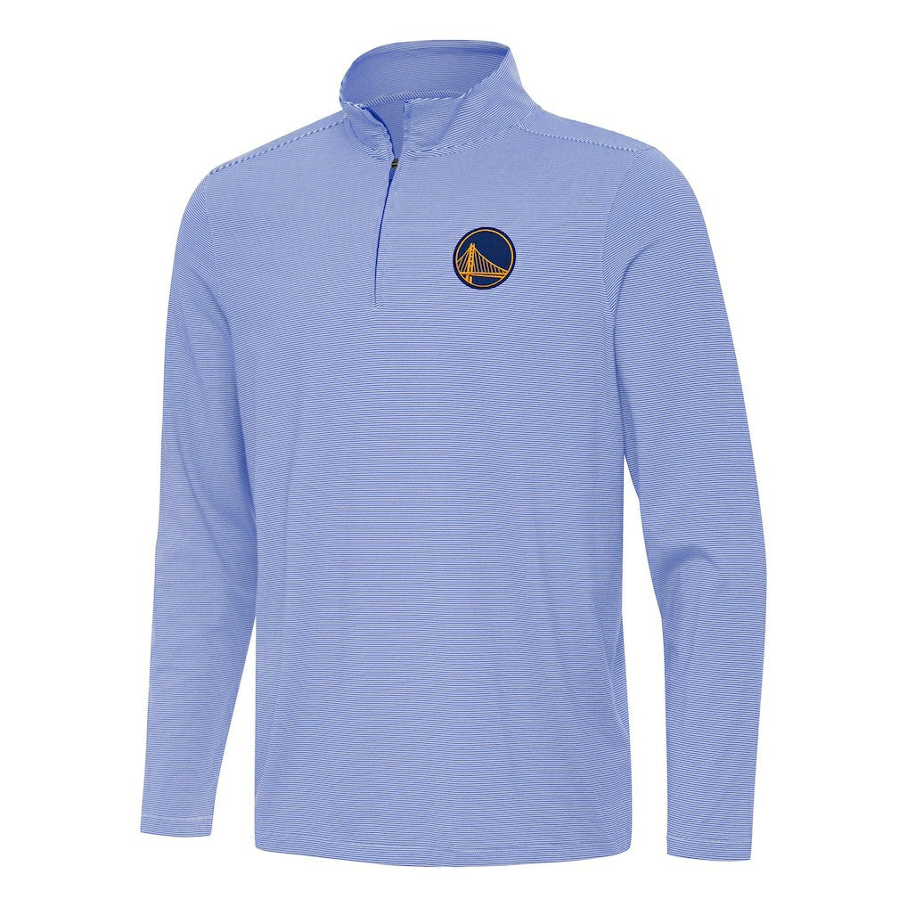 NBA - Golden State Warriors Antigua Twine Quarter-Zip Top - Royal