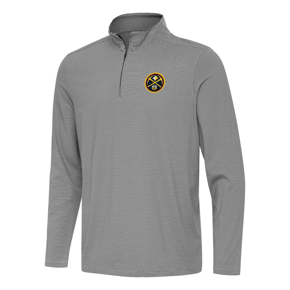NBA - Denver Nuggets Antigua Twine Quarter-Zip Top - Black