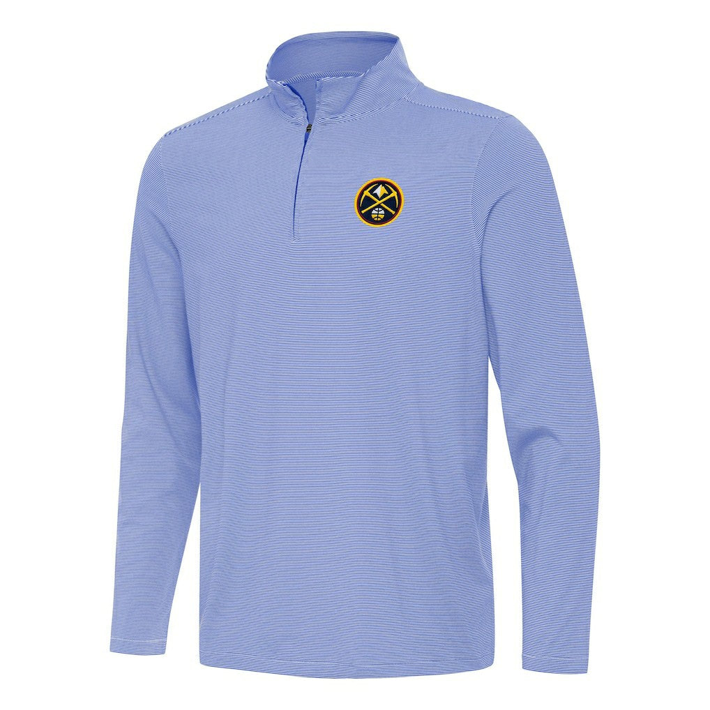 NBA - Denver Nuggets Antigua Twine Quarter-Zip Top - Royal