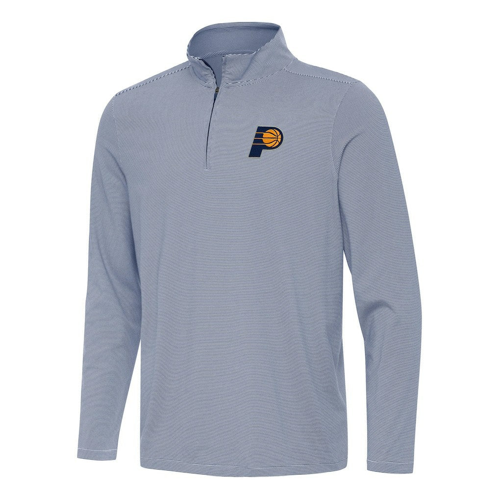 NBA - Indiana Pacers Antigua Twine Quarter-Zip Top - Navy