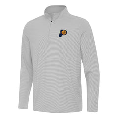 NBA - Indiana Pacers Antigua Twine Quarter-Zip Top - Gray