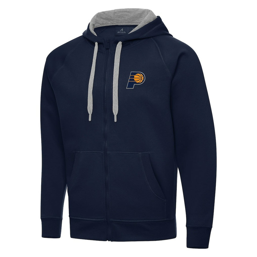 NBA - Indiana Pacers Antigua Big & Tall Victory Full-Zip Hoodie Jacket - Navy