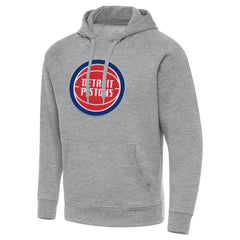 NBA - Detroit Pistons Antigua Big & Tall Victory Raglan Pullover Hoodie - Heather Gray