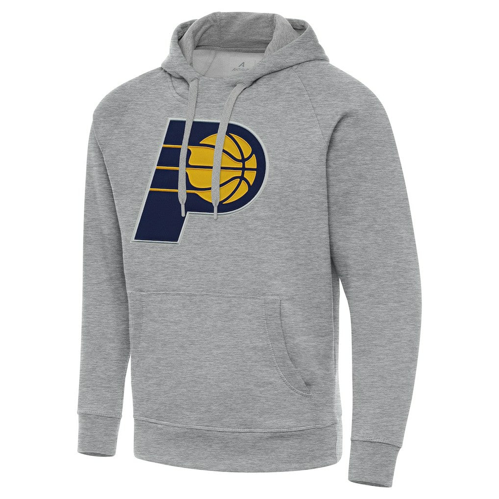 NBA - Indiana Pacers Antigua Big & Tall Victory Raglan Pullover Hoodie - Heather Gray