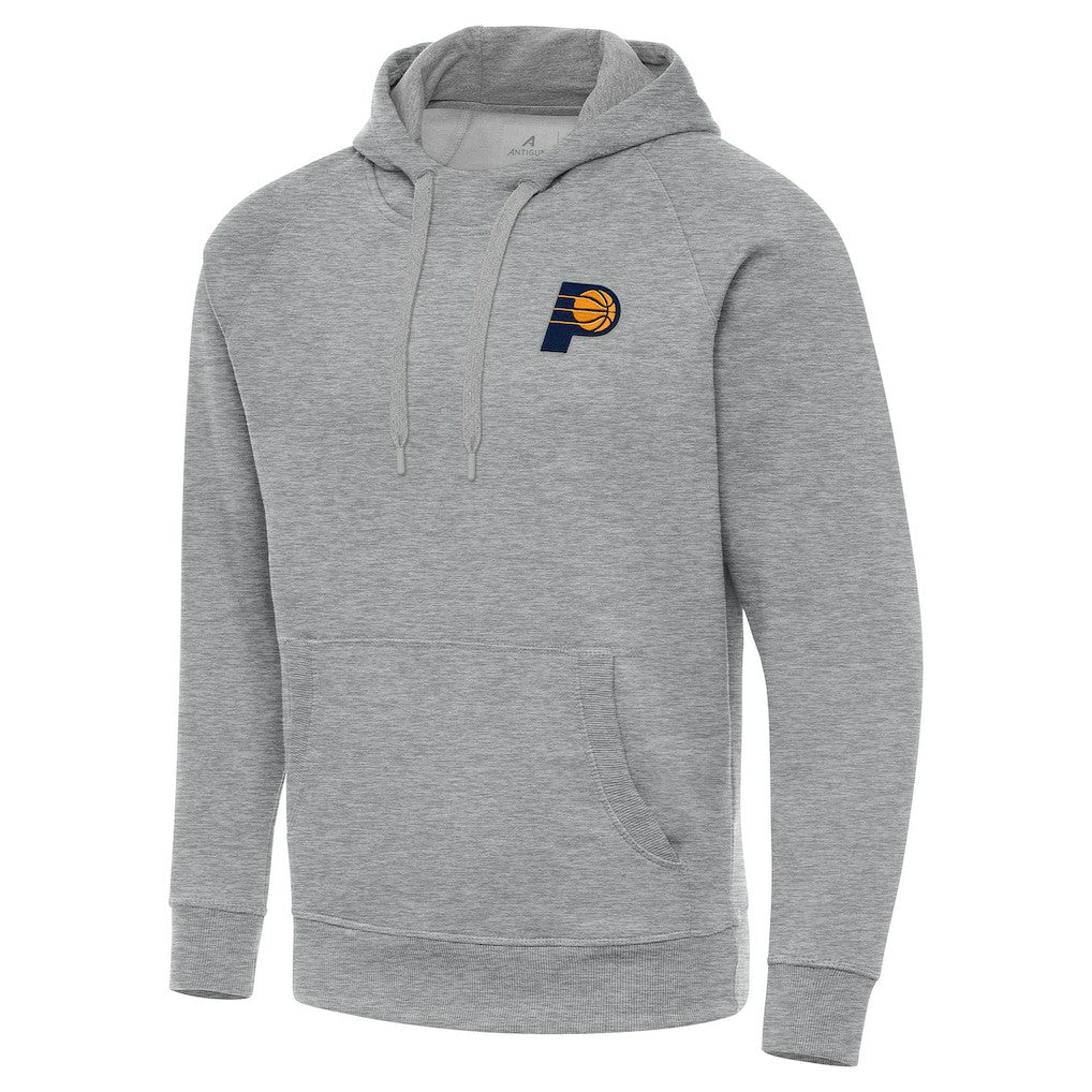 NBA - Indiana Pacers Antigua Big & Tall Victory Raglan Pullover Hoodie - Heather Gray