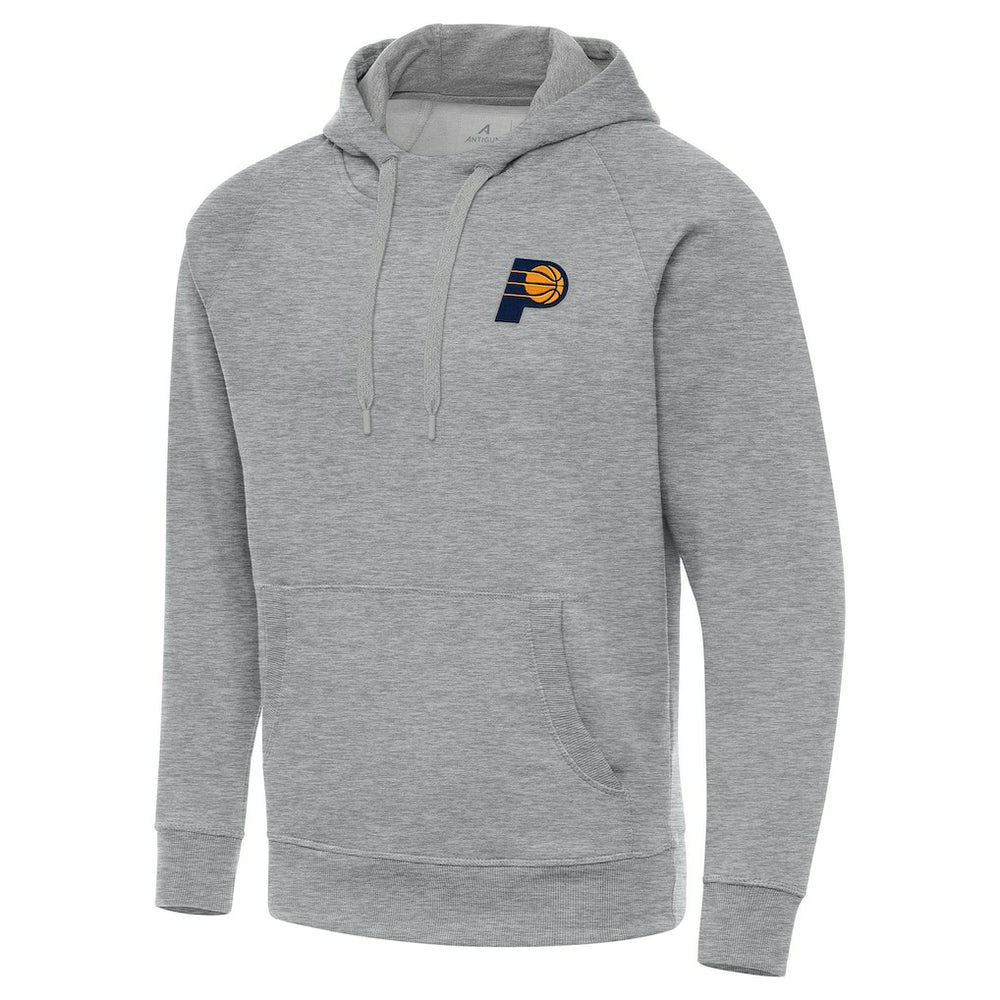 NBA - Indiana Pacers Antigua Big & Tall Victory Raglan Pullover Hoodie - Heather Gray