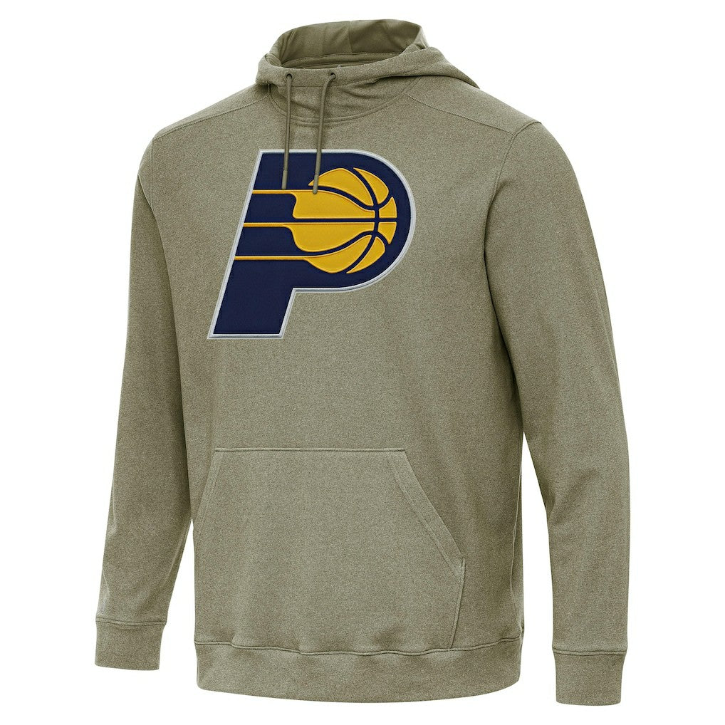 NBA - Indiana Pacers Antigua Cloud Pullover Hoodie - Heather Olive