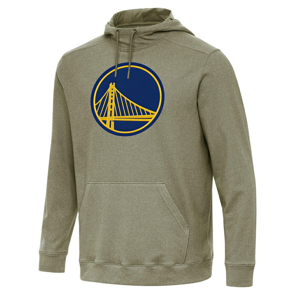 NBA - Golden State Warriors Antigua Cloud Pullover Hoodie - Heather Olive