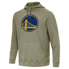 NBA - Golden State Warriors Antigua Cloud Pullover Hoodie - Heather Olive