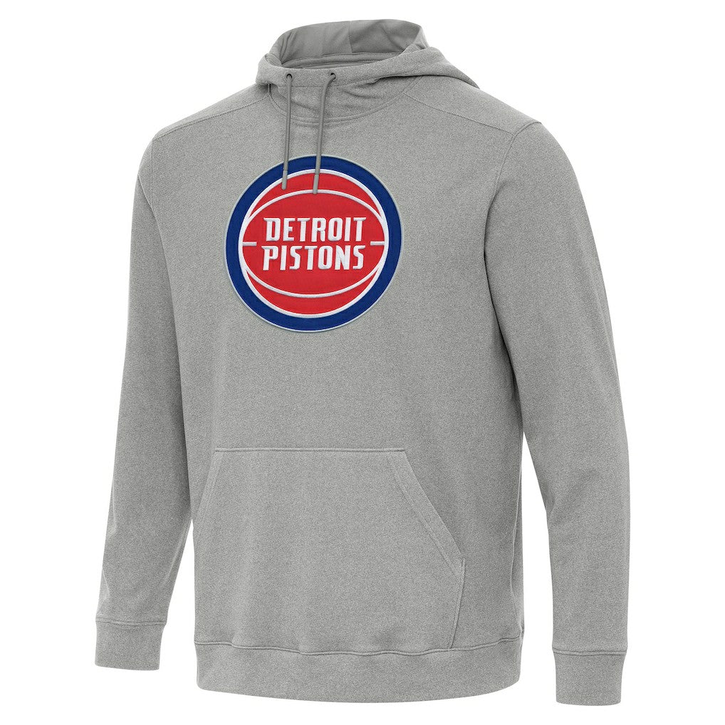 NBA - Detroit Pistons Antigua Cloud Pullover Hoodie - Heather Gray