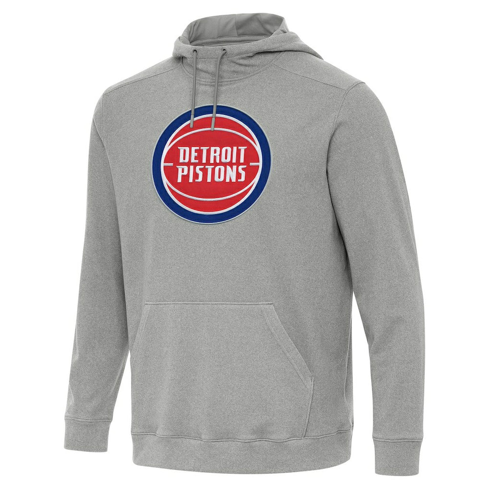NBA - Detroit Pistons Antigua Cloud Pullover Hoodie - Heather Gray