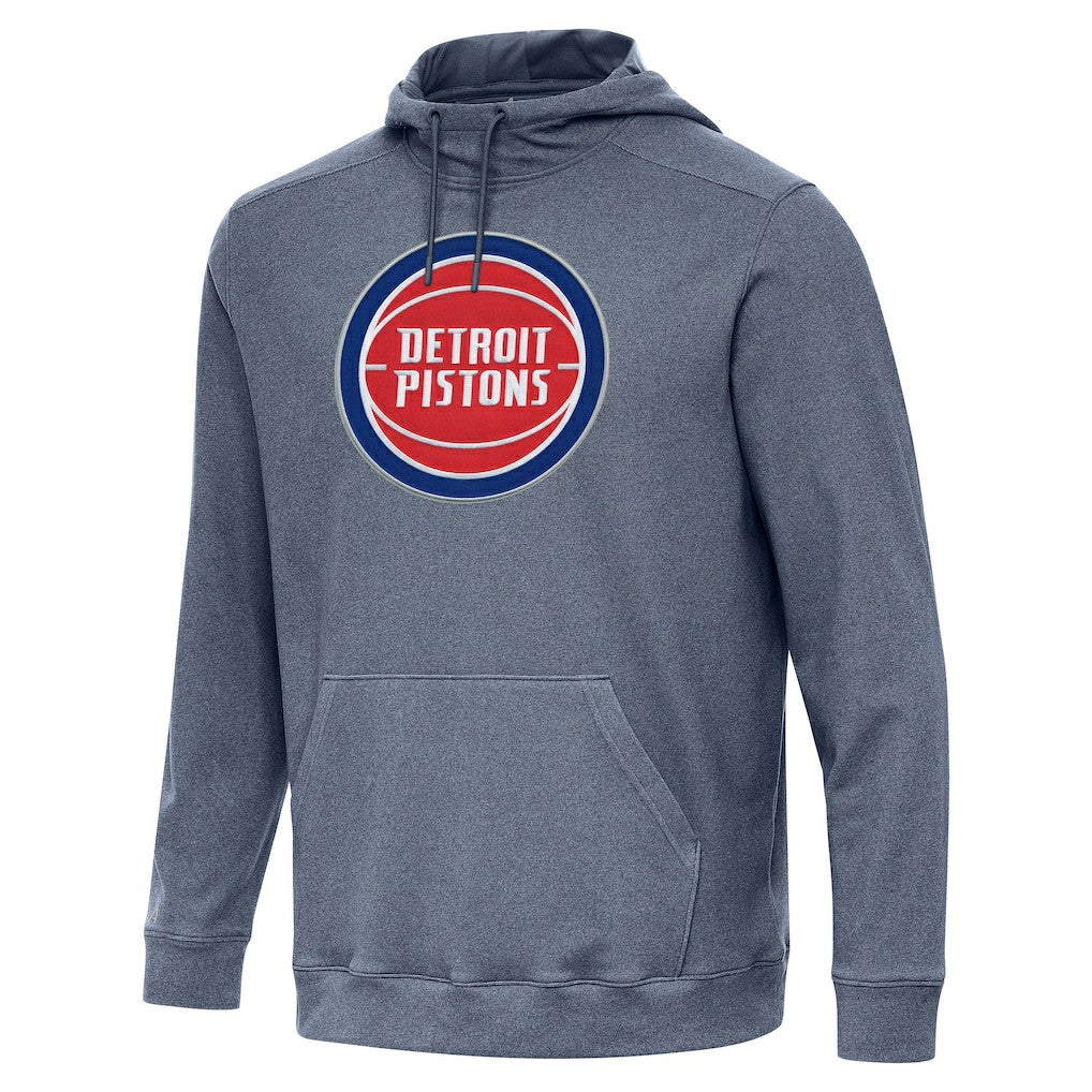 NBA - Detroit Pistons Antigua Cloud Pullover Hoodie - Heather Navy