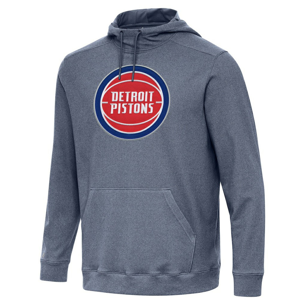 NBA - Detroit Pistons Antigua Cloud Pullover Hoodie - Heather Navy