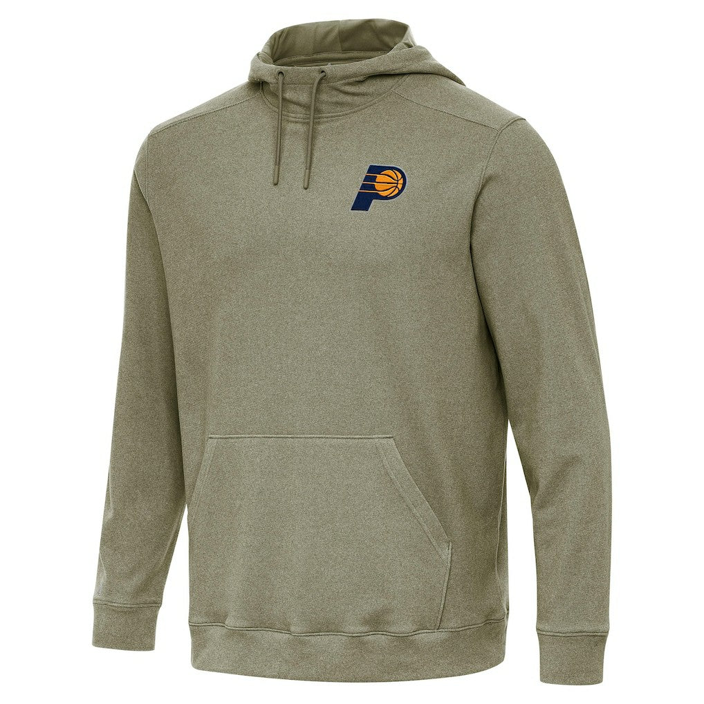 NBA - Indiana Pacers Antigua Cloud Pullover Hoodie - Heather Olive