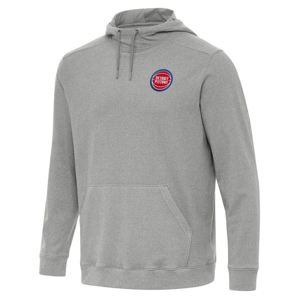 NBA - Detroit Pistons Antigua Cloud Pullover Hoodie - Heather Gray