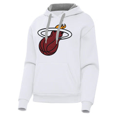 NBA - Miami Heat Antigua Women's Victory Pullover Hoodie - White
