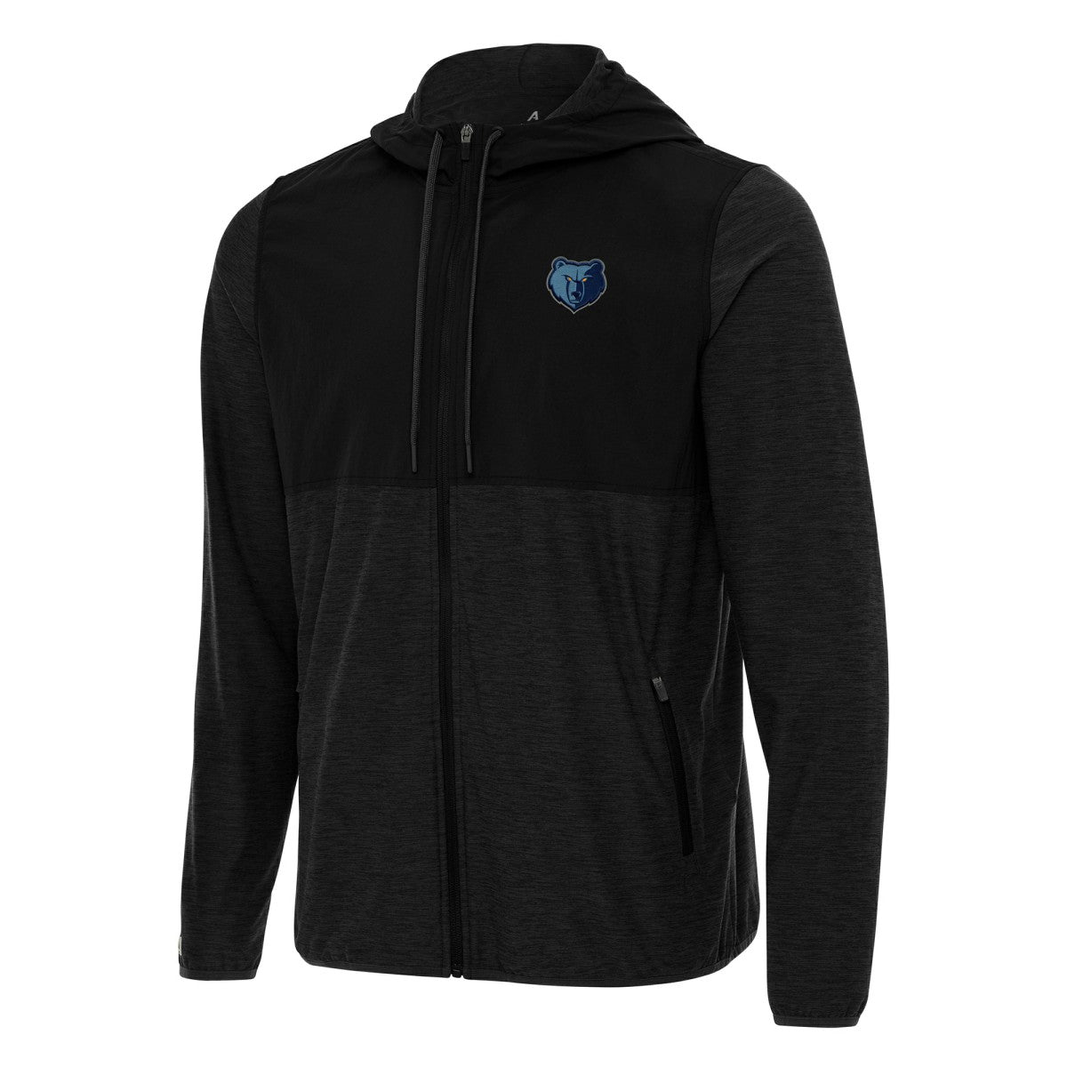 NBA - Memphis Grizzlies Antigua Sway Full-Zip Hoodie Jacket - Black