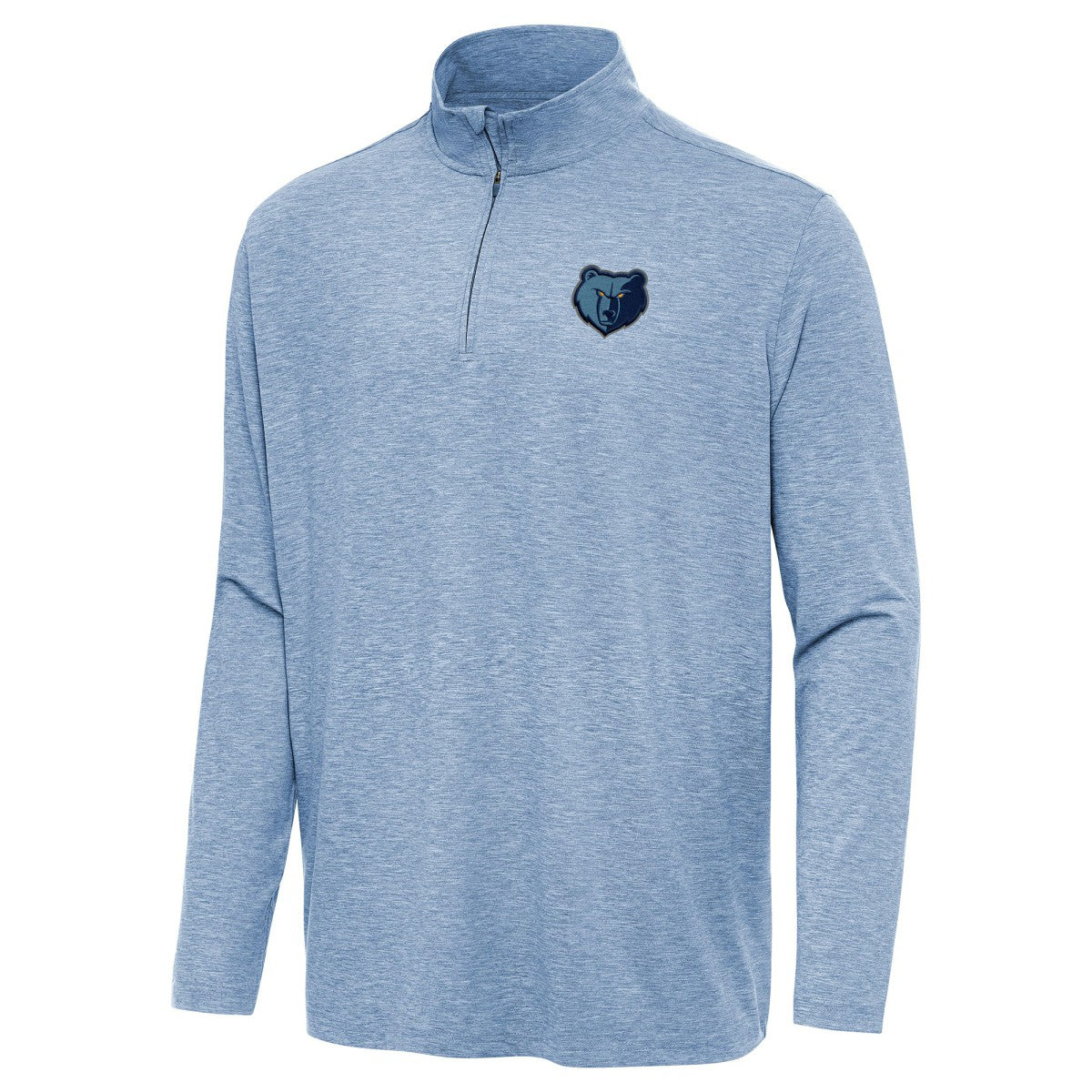 NBA - Memphis Grizzlies Antigua Hunk Quarter-Zip Top - Heather Aqua