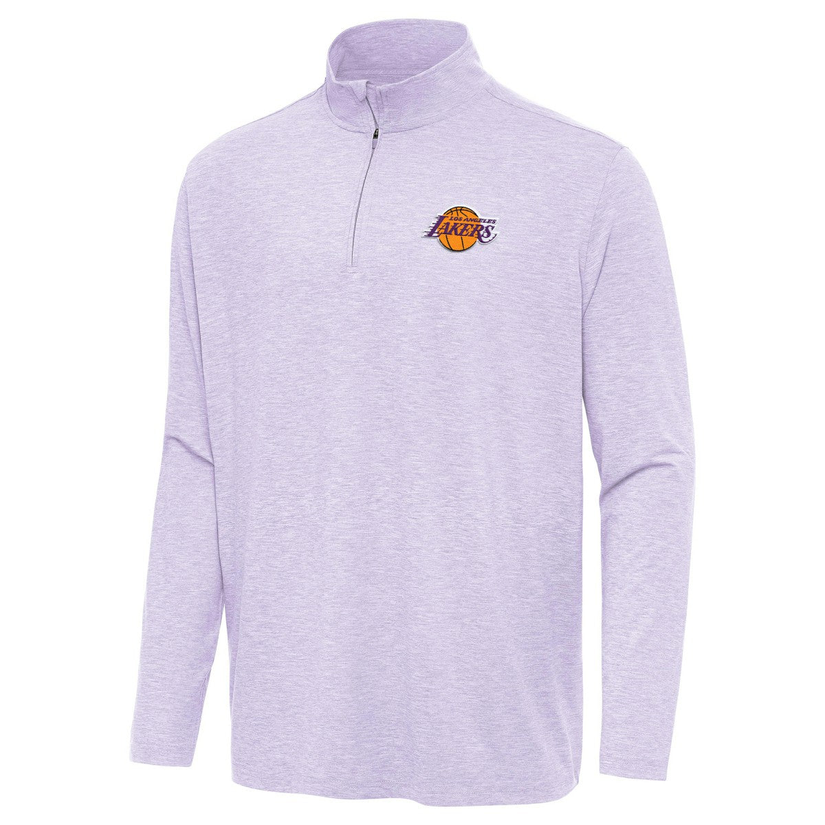 NBA - Los Angeles Lakers Antigua Hunk Quarter-Zip Top - Lavender