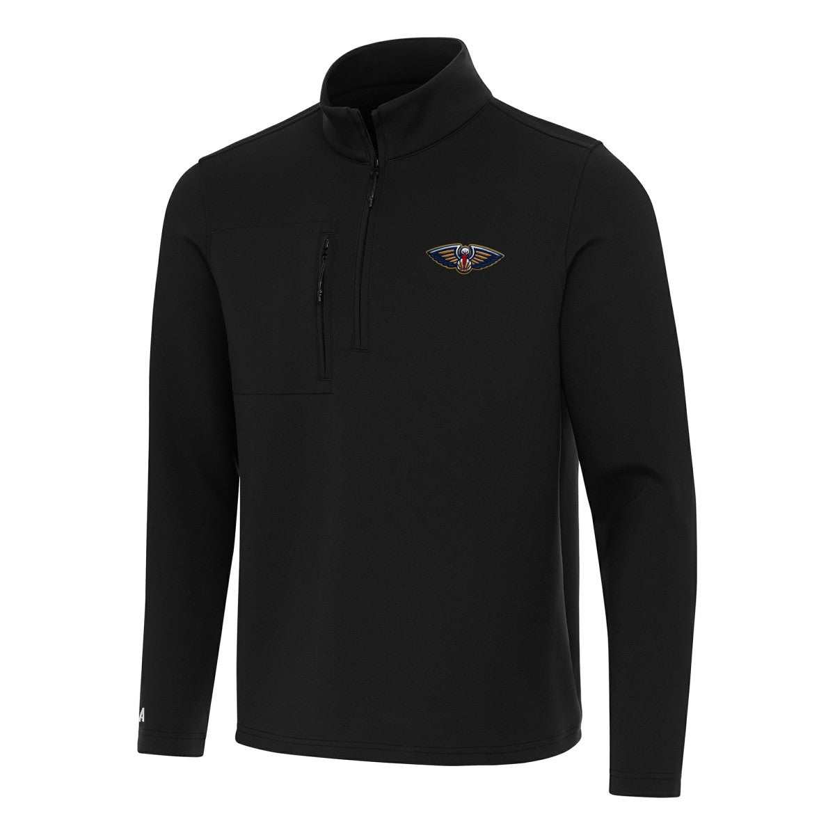 NBA - New Orleans Pelicans Antigua Insider Quarter-Zip Top - Black