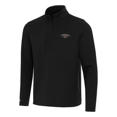NBA - New Orleans Pelicans Antigua Insider Quarter-Zip Top - Black