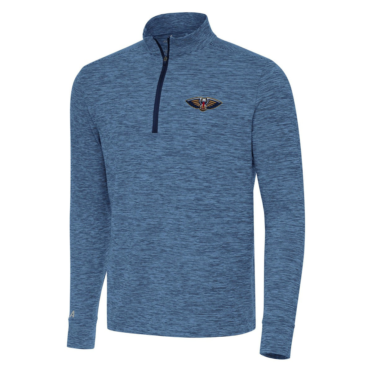 NBA - New Orleans Pelicans Antigua Cause Quarter-Zip Top - Heather Navy