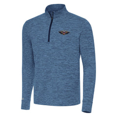 NBA - New Orleans Pelicans Antigua Cause Quarter-Zip Top - Heather Navy