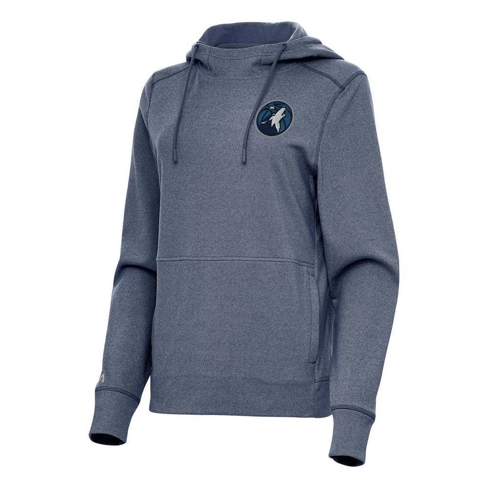 NBA - Minnesota Timberwolves Antigua Women's Justice Pullover Hoodie - Heather Navy