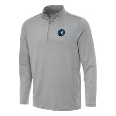 NBA - Minnesota Timberwolves Antigua Reprocess Quarter-Zip Top - Gray