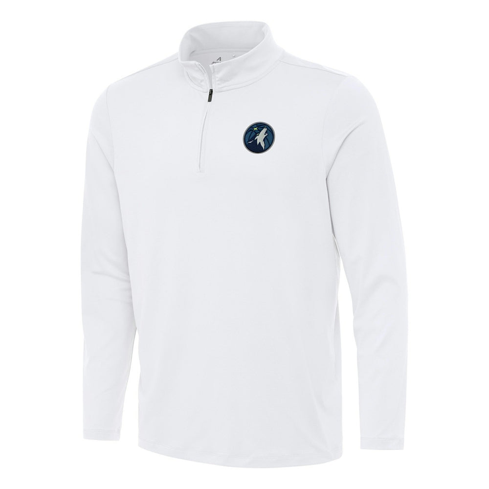 NBA - Minnesota Timberwolves Antigua Reprocess Quarter-Zip Top - White