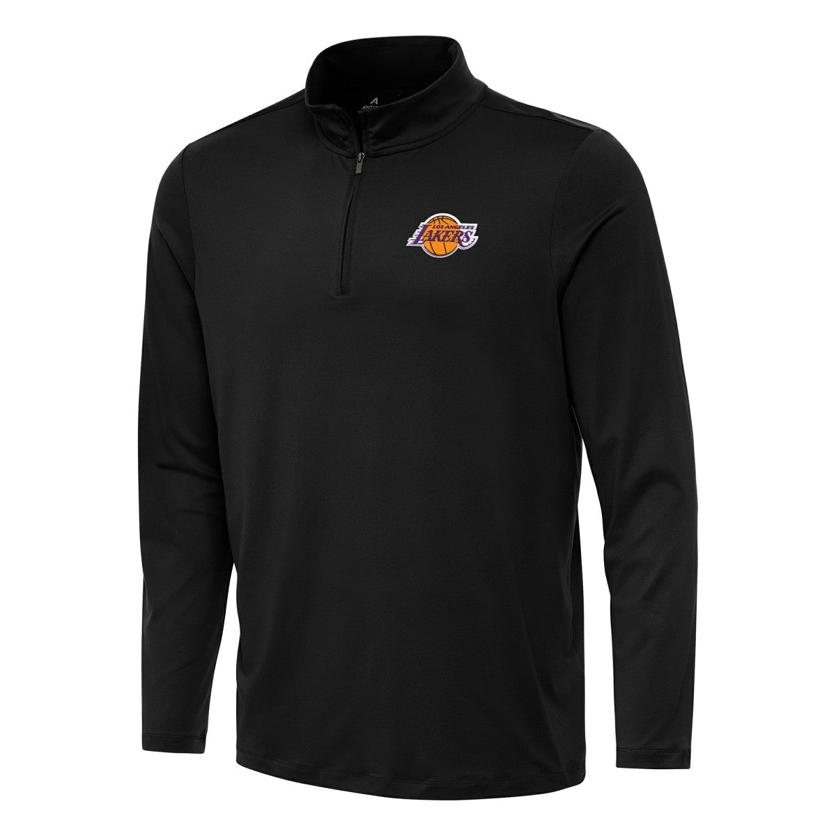 NBA - Los Angeles Lakers Antigua Reprocess Quarter-Zip Top - Black