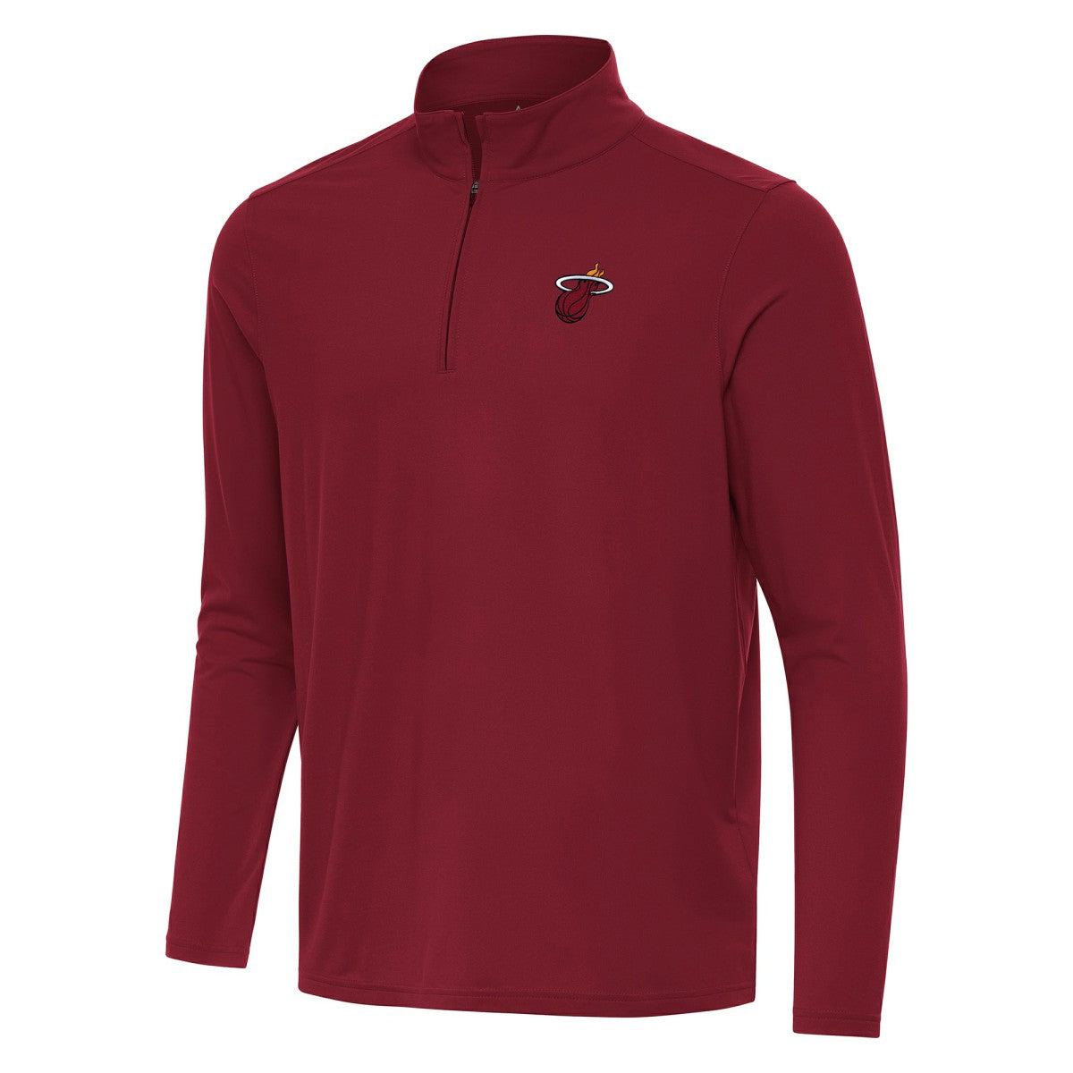 NBA - Miami Heat Antigua Intent Quarter-Zip Top - Cardinal
