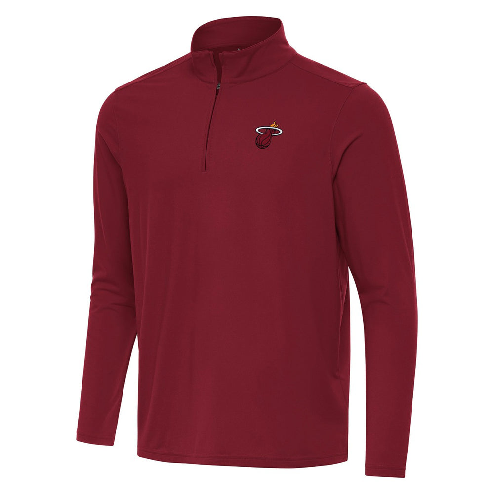 NBA - Miami Heat Antigua Intent Quarter-Zip Top - Cardinal