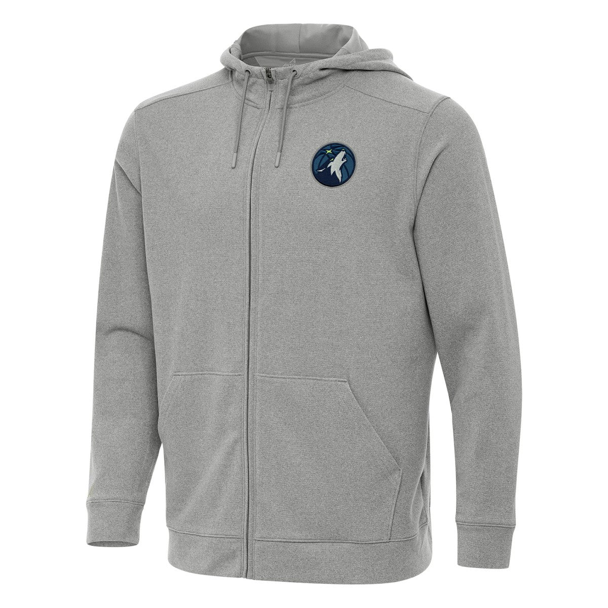NBA - Minnesota Timberwolves Antigua Effortless Full-Zip Hoodie Jacket - Heather Gray