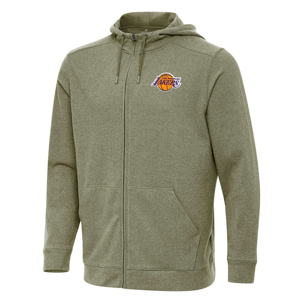 NBA - Los Angeles Lakers Antigua Effortless Full-Zip Hoodie Jacket - Olive