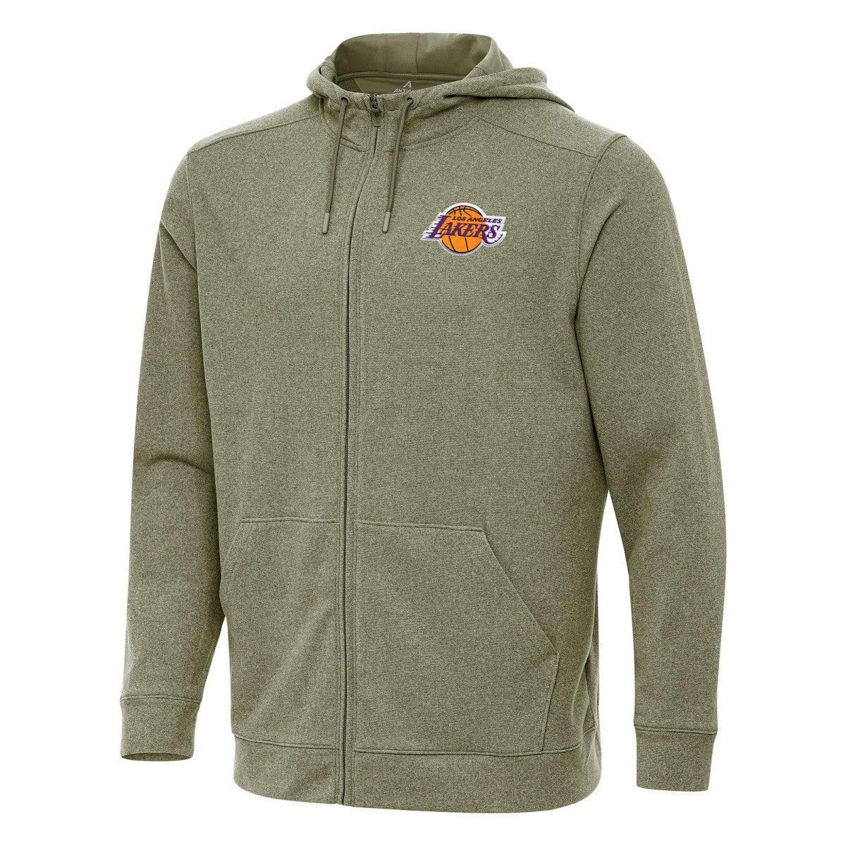 NBA - Los Angeles Lakers Antigua Effortless Full-Zip Hoodie Jacket - Olive