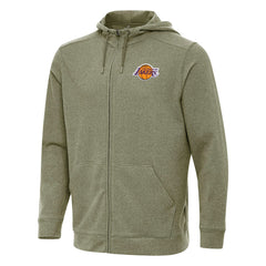 NBA - Los Angeles Lakers Antigua Effortless Full-Zip Hoodie Jacket - Olive
