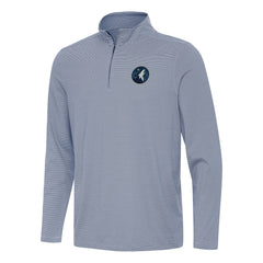 NBA - Minnesota Timberwolves Antigua Twine Quarter-Zip Top - Navy