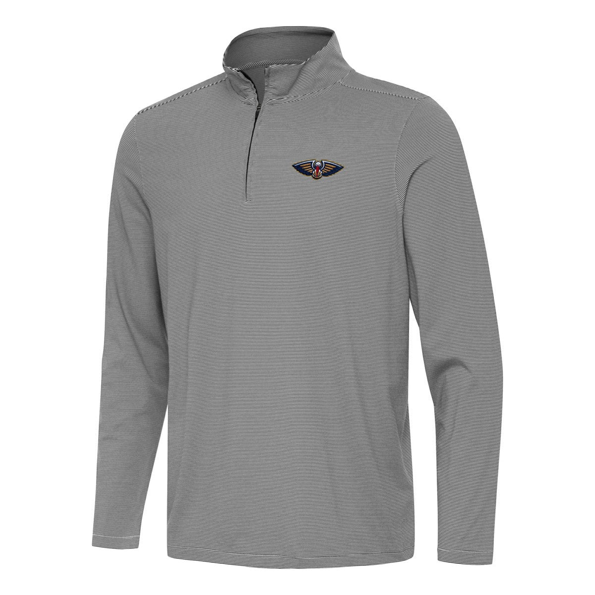 NBA - New Orleans Pelicans Antigua Twine Quarter-Zip Top - Black