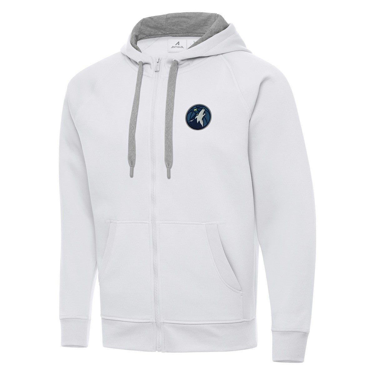 NBA - Minnesota Timberwolves Antigua Big & Tall Victory Full-Zip Hoodie Jacket - White