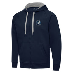NBA - Minnesota Timberwolves Antigua Big & Tall Victory Full-Zip Hoodie Jacket - Navy