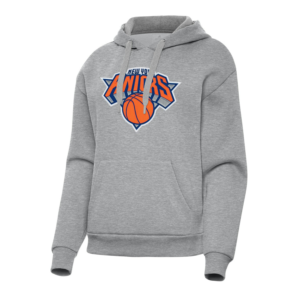 NBA - New York Knicks Antigua Women's Victory Pullover Hoodie - Heather Gray